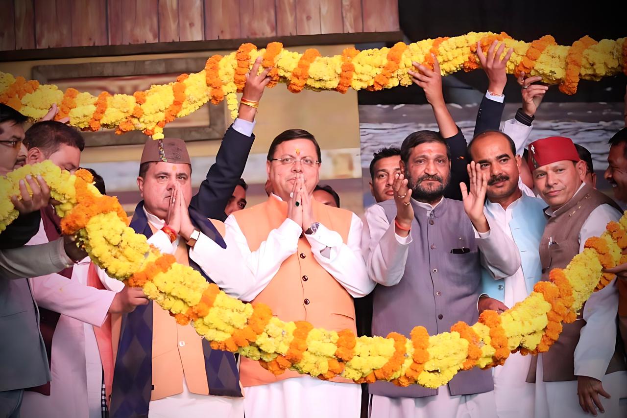 71वें राजकीय औद्यौगिक विकास एवं सांस्कृतिक गौचर मेले का मुख्यमंत्री उत्तराखण्ड द्वारा किया गया विधिवत् उद्घाटन